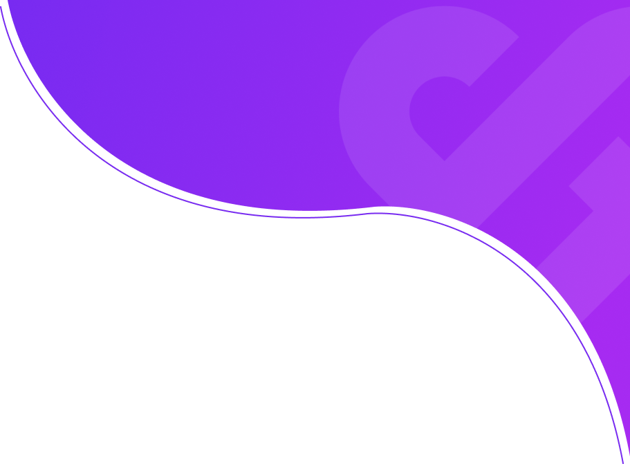 Imagem com degradê roxo com a logo da He4rt Developers ao fundo desfocada